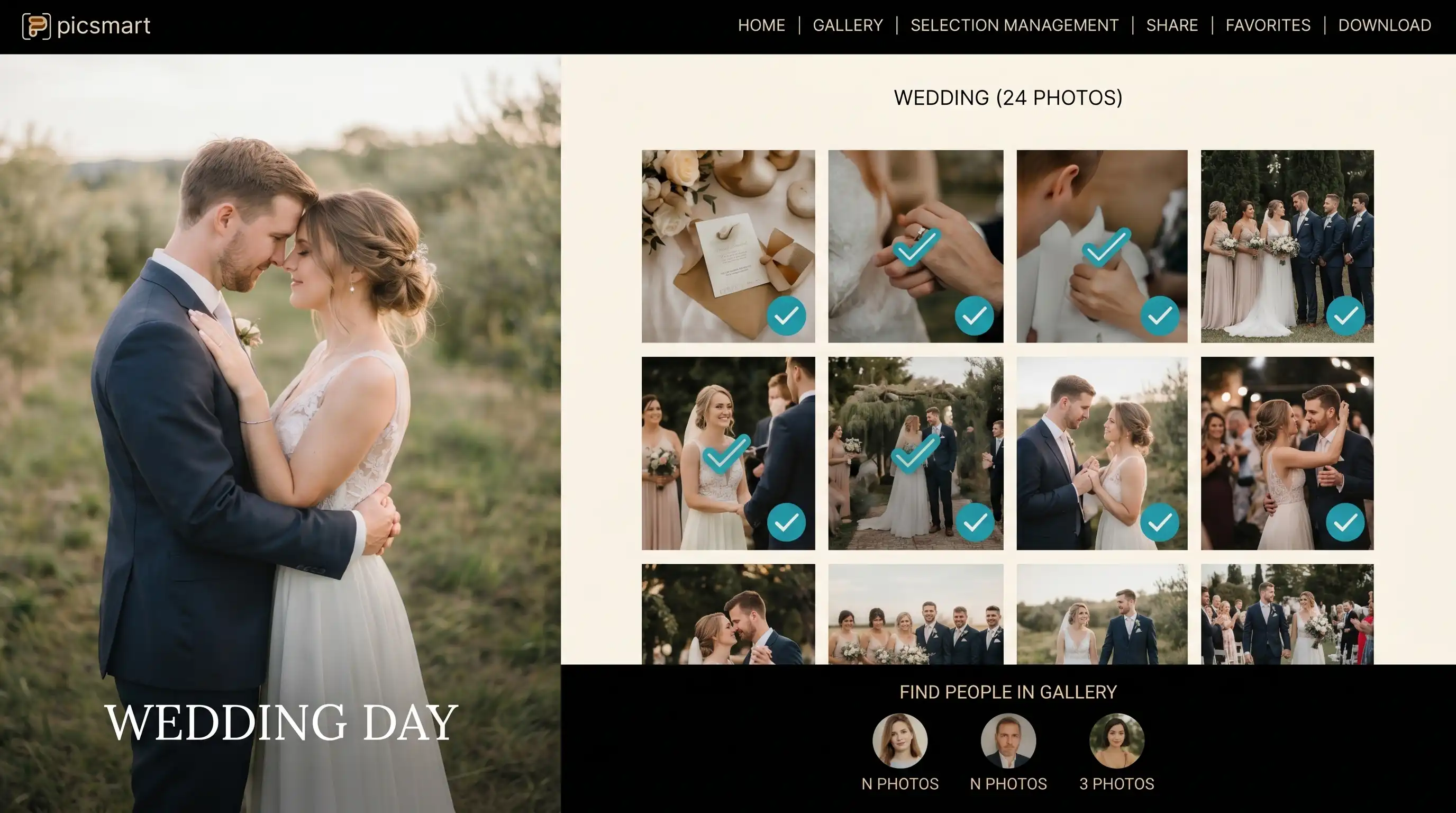 Classic gallery — desktop view